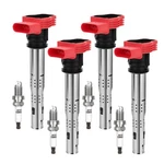 UF529 Ignition Coil & 4644 Double Iridium Spark Plug For Audi A3 A4 Allroad.... Fixed Price $82.12.