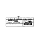 Genuine Mopar Vehicle Emission Control Information Label 68661736AA. Fixed Price $6.00.