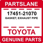 17451-21070 Toyota Oem Genuine Gasket, Exhaust Pipe. Fixed Price $17.08.