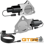 Qtp 3IN Bolt-on Qtec Dual Electric Cutout Valves Pair. Fixed Price $430.40.