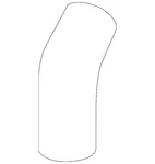 Genuine Volkswagen Breather Tube 3C0-201-336. Fixed Price $22.59.