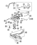 Genuine Mopar Diesel Exhaust Fluid Tank 57009086AD. Fixed Price $533.52.