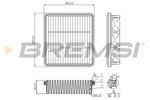 Bremsi FA1150 Air Filter For Hyundai, Kia. Fixed Price $8.17.