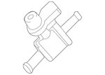Genuine Nissan Emission Check Valve 14939-3TA0A. Fixed Price $25.58.