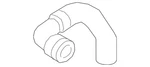 Genuine Volkswagen Upper Hose 3QF-906-272. Fixed Price $14.60.