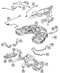 Genuine Mopar Fuel Sensor And Tube 68382400AA. Fixed Price $113.20.