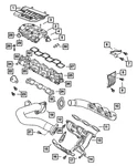 Genuine Mopar Intake Short Running Valve Actuator 4591825AC. Fixed Price $395.49.
