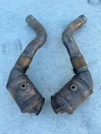 Bmw X5 F15 XDRIVE50I N63TU Catalytic Converters With Down Pipes. Fixed Price $1125.00.