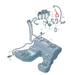 Audi A8 Evaporative Emissions System Vent Hose 4H0906272G Original. Fixed Price $44.09.