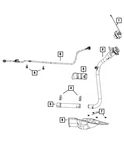 Genuine Mopar Vapor Tube 57008424AD. Fixed Price $88.69.