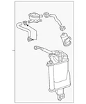 Genuine Audi Vapor Canister 8S0-201-797-B. Fixed Price $663.61.