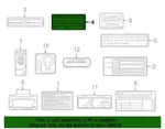 New Oem Genuine Toyota Camry Emission Label 11298-0V342. Fixed Price $15.95.