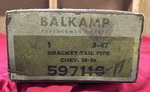 1938-39 Chevy Passenger Oem Muffler Tailpipe Support Balkamp In Box Rare. Fixed Price $14.99.
