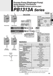 Smc PB1313AS-1S07N, Air-operated Process Pump, Diaphragm, Ptfe Pfa Wetted Sealed. Fixed Price $79.99.