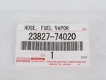 Genuine Oem Toyota 23827-74020 Fuel Vapor Feed Hose 1995-01 Camry 1999-02 Solara. Fixed Price $31.00.