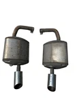 Oem 2013-2015 Nissan Altima Rear Driver & Passenger Pair Set Exhaust Muffler. Fixed Price $290.00.