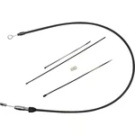 Drag Specialties Quick Connect Braided Upper Clutch Cable - 56IN. Black/black. Fixed Price $114.43.