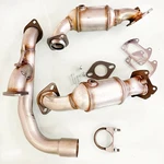 Dodge Grand Caravan 3.6L Both Manifold Catalytic Converters & Front Pipe 11-2018. Fixed Price $226.86.