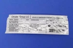 Genuine Mopar Vehicle Emission Control Information Label 47480067AA. Fixed Price $14.10.