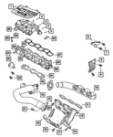 Genuine Mopar Intake Short Running Valve Actuator 4591825AC. Fixed Price $452.51.