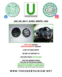 Fits/for Jaguar & Xkr Dash Vent Pair Part #C2P10312RG. Fixed Price $45.00.