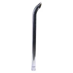 Exhaust Pipe Stack Replacement Universal 2-1/2" 42" Curved Chrome. Fixed Price $139.79.