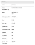 Audi 2009-2017 Q5 Secondary Air Injection Pump Hose 06E133817K. Fixed Price $100.00.
