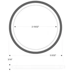 Nickson Industries 13613 Exhaust Pipe Flange Gasket. Fixed Price $19.99.