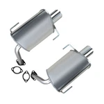Stainless Steel Pair Of Exhaust Mufflers Fits: 2008-2014 Subaru Tribeca 3.6L. Fixed Price $265.81.