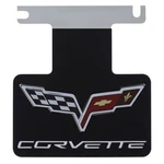 Corvette C6 Logo Rear Exhaust Enhancer Plate (black). Fixed Price $72.95.