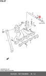 Genuine Oe Valve Assembly Ventilation 1811864B00 For Suzuki 18118-64B00. Fixed Price $26.02.