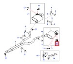 Genuine Jaguar Xe Electronic Exhaust Valve Actuator LR139397. Fixed Price $189.26.