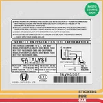 Honda Emission Control Label 16VHGDDE. Fixed Price $17.00.