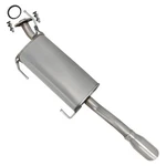 Stainless Steel Direct-fit Exhaust Muffler Fits: 2013-2019 Nissan Sentra 1.8L. Fixed Price $122.81.