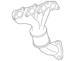 Genuine Gm Exhaust Manifold With Catalytic Converter 19420196. Fixed Price $2763.87.