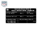 Bmw X3 F25 X4 F26 Exhaust Emission Label Genuine 71228681997. Fixed Price $37.29.
