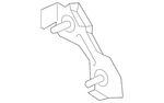 Genuine Evaporative Emissions System Leak Detection Pump Bracket 8R0-971-497-A. Fixed Price $46.76.