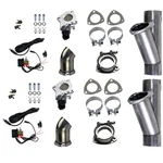 Granatelli Motor Sports For 3.0IN Aluminum Mild Steel Electronic Dual Exhaust. Fixed Price $355.49.