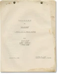 Ford Beebe Sky Raiders Original Post-production Screenplay The 1941 #146056. Fixed Price $75.00.