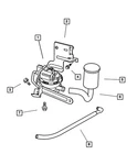 Genuine Mopar Leak Detection Pump To Canister Hose 4854195AC. Fixed Price $71.36.