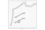 Genuine Volkswagen Hose Assembly 7P0-133-773-B. Fixed Price $66.29.