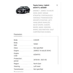 2019 Toyota Camry Vacuum Switching Valve Assembly Used Oem 25860-25020. Fixed Price $109.99.