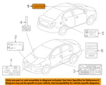 Buick Gm Oem 2014 Encore Labels-emission 95351300. Fixed Price $13.80.