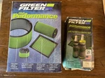 Green Filter 7159 High Performance Air With Free Kit. Fixed Price $80.00.