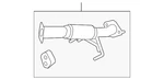 Genuine Kia Front Pipe 28610-2K065. Fixed Price $328.37.