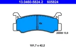 Ate 13.0460-5824.2 Brake Pad Set, Disc For Daihatsu, Mazda. Fixed Price $35.03.