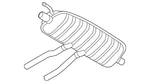 Genuine Audi Resonator 7L8-253-609-AN. Fixed Price $2482.34.