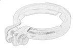 Clamping Part, Exhaust System Oe Mercedes 203 490 06 41 For Glc 2016-. Fixed Price $46.76.