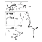 68072086AF Mopar Vapor Canister Purge Valve Hose For Dodge Charger Challenger. Fixed Price $104.73.
