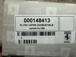 Ferrari 456GT/GTA 2.7 512M 512TR /F355 Vapor Filter 148413. Fixed Price $99.99.